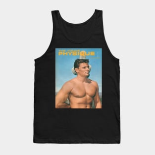 THE YOUNG PHYSIQUE - Vintage Physique Muscle Male Model Magazine Cover Tank Top